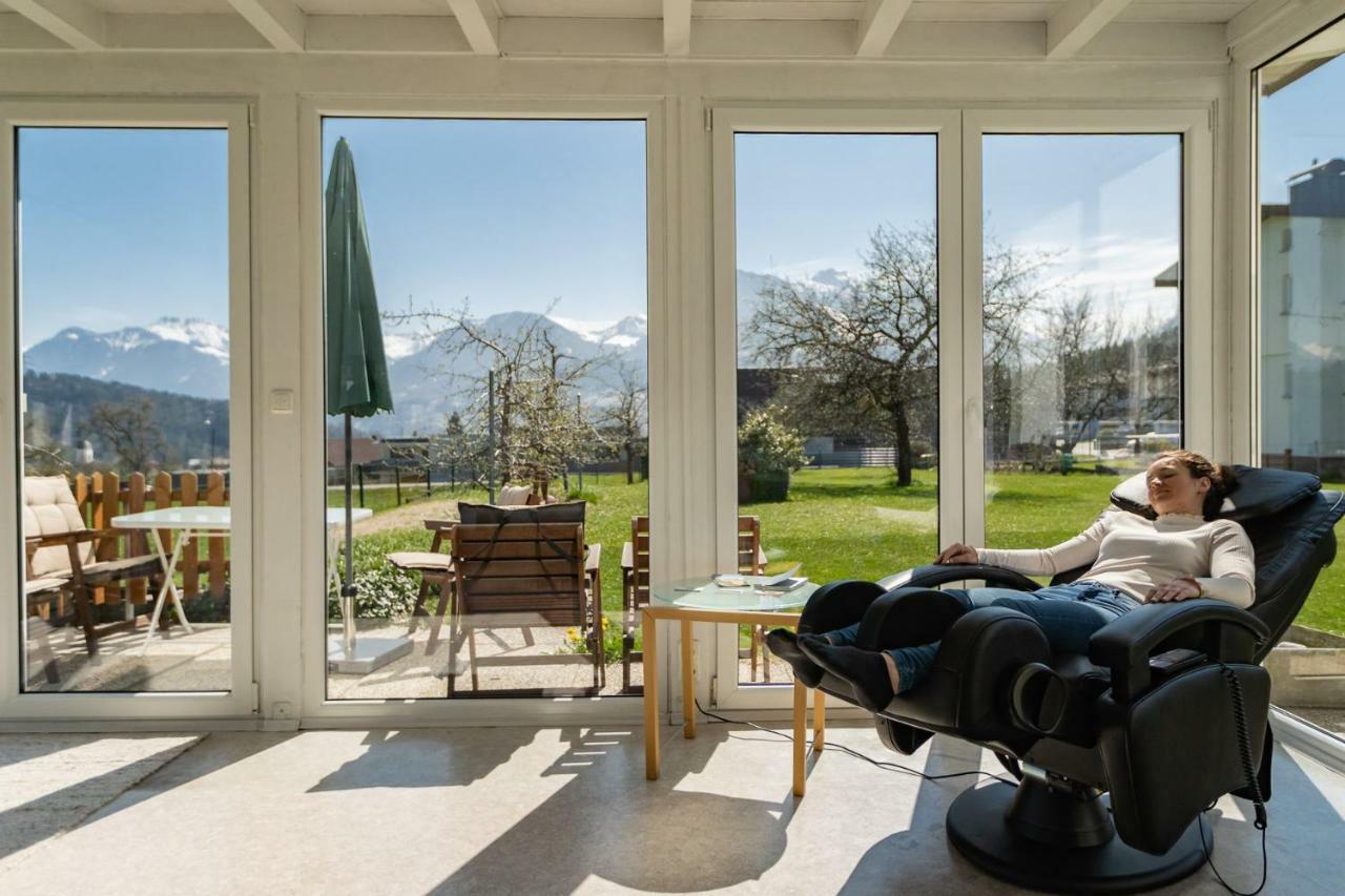 Ferienwohnung Metzler - Blick Auf Die Berge Göfis Exteriör bild