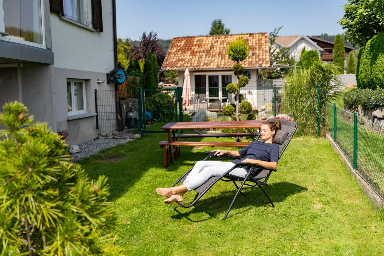 Ferienwohnung Metzler - Blick Auf Die Berge Göfis Exteriör bild